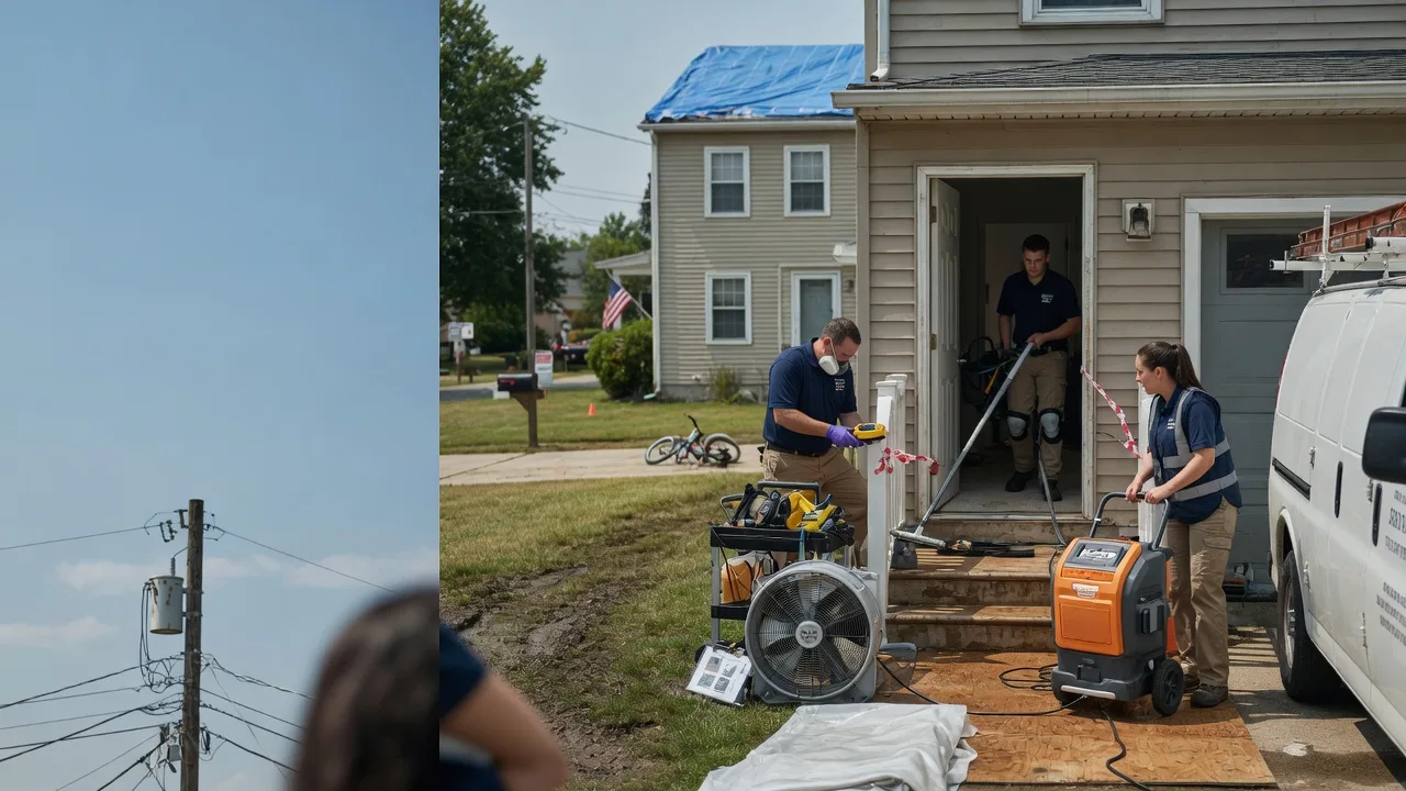Water Damage Repair in New Washington, IN near me